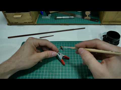 PALOS 64- Como hacer el trinquete 3. POLARIS - Modelismo Naval