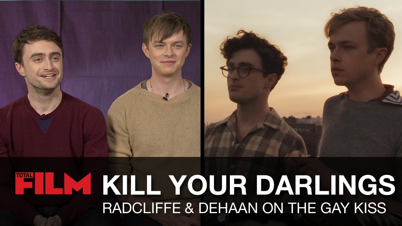 Daniel Radcliffe & Dane DeHaan's Gay Kiss Secrets - Kill Your Darlings Interview - YouTube