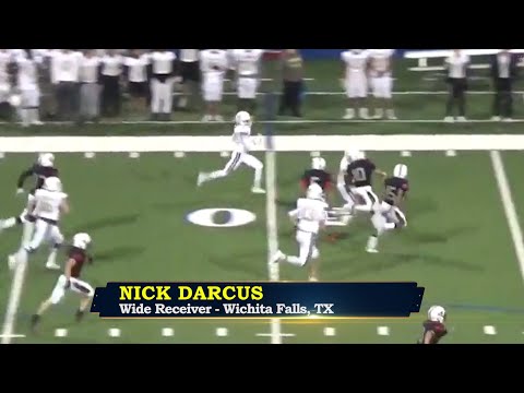 Nick Darcus, Wichita Falls Rider Wide Receiver Highlights