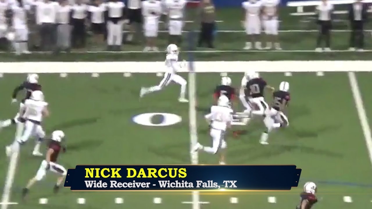 Nick Darcus, Wichita Falls Rider Wide Receiver Highlights