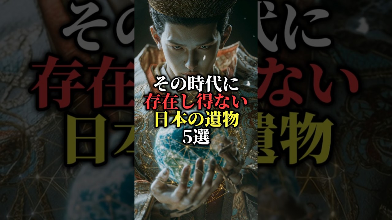 その時代に存在し得ない日本の遺物5選#雑学 #歴史 #都市伝説 #怖い話
