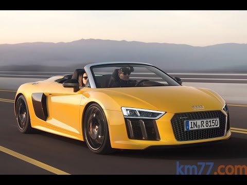 Audi R8 Spyder. Imágenes oficiales.