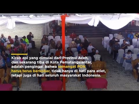 POLRES PEMATANGSIANTAR SAMBUT KIRAB API PON XXI 2024