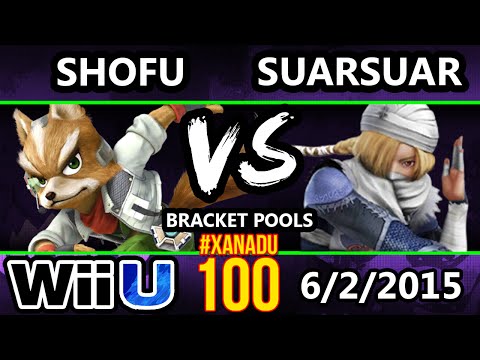 Xanadu 100 - Shofu (Fox) Vs. HOH | Suarsuar (Sheik) SSB4 Tournament - Smash Wii U - Smash 4