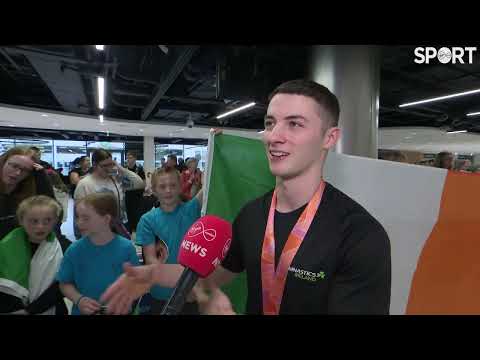 World Champion Rhys McClenaghan interview on his return to Ireland!