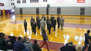 preview picture of video 'Pleasantville JROTC Drill Team @ PHS 2012'