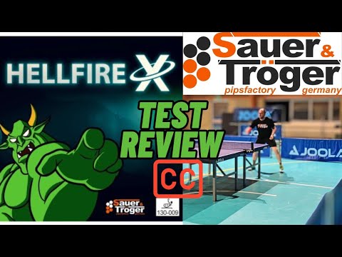 LONG PIPS OX HELLFIRE X BY SAUER & TRÖGER ON UNICORN BLADE IS THE BEST COMBINATION? | TEST/REVIEW🏓