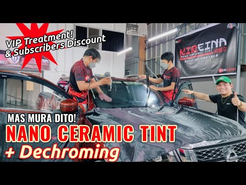 PINAKAMURANG CAR TINT |Japan Made Quality - Murang Nano Ceramic Tint & Dechroming (Sub’s Discount)