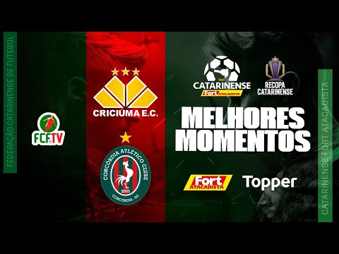 Melhores momentos - Criciúma x Concórdia - Catarinense Fort Atacadista 2025 e Final Recopa - 19/01
