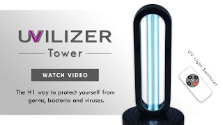 UVILIZER Tower: 38W Ultraviolet Disinfection Lamp