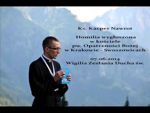 Ks. Kacper Nawrot - Homilia z Wigilii Zesłania Ducha św. 07.06.2014