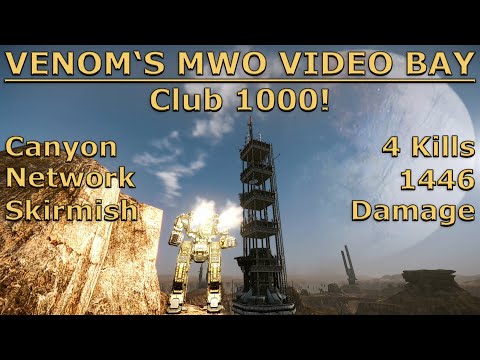 MWO - Club 1000! 4 Kills 1446 Damage with CP-S! Need more ammo the 4th!