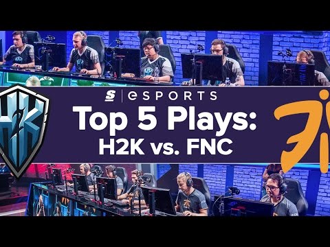 Top 5 Plays from H2K vs. Fnatic (2016 EU LCS)