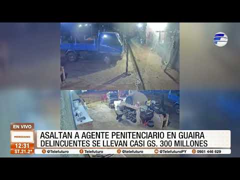 Asaltan a agente penitenciario en Guairá