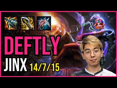 DEFTLY - JINX vs VARUS ADC - NA Grandmaster - Patch 11.4