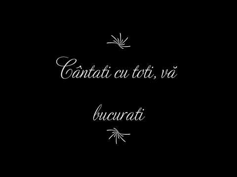 Cântați cu toți, vă bucurați - negativ creștin