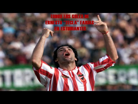 Todos los goles de Ernesto "Tecla" Farías en Estudiantes de La Plata