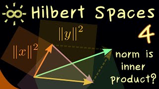 Hilbert Spaces 4 | Parallelogram Law [dark version]