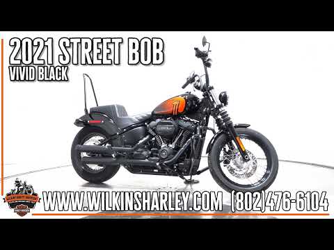2021 Harley-Davidson FXBBS Street Bob 114 in Vivid Black