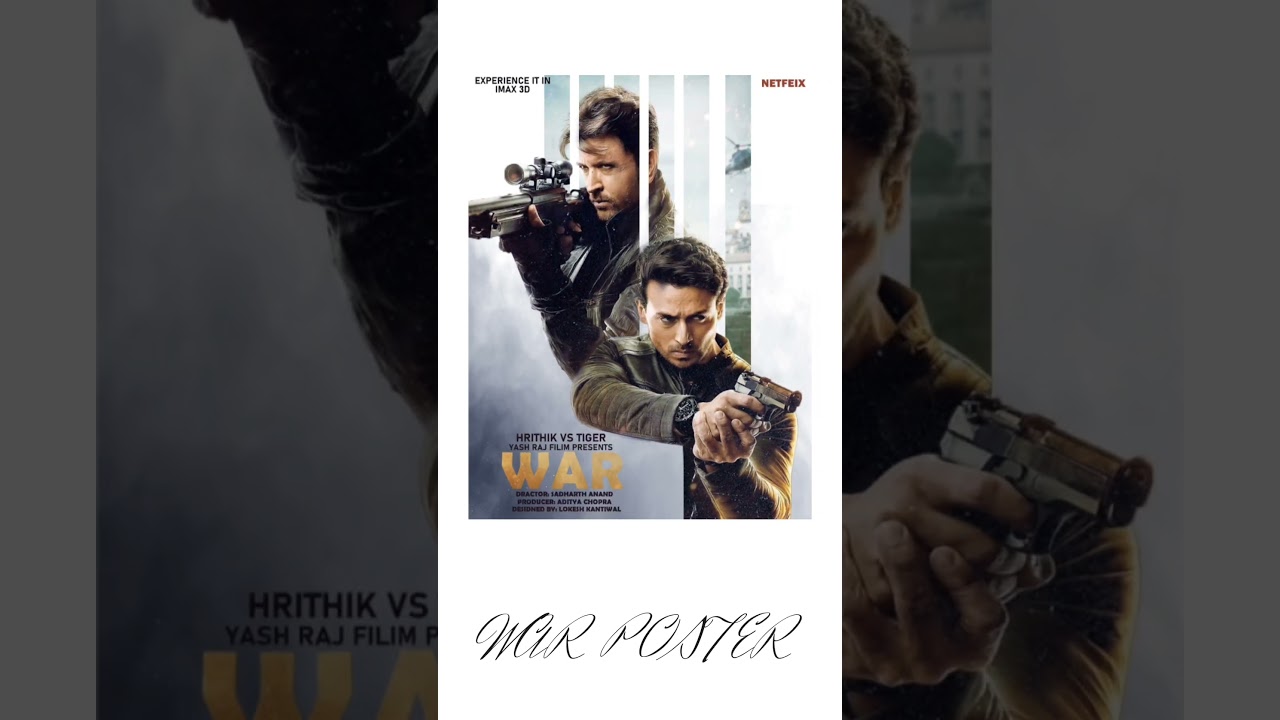 WAR movie poster design.#abobe #photoshop #graphics #design #war #movie #poster #tranding
