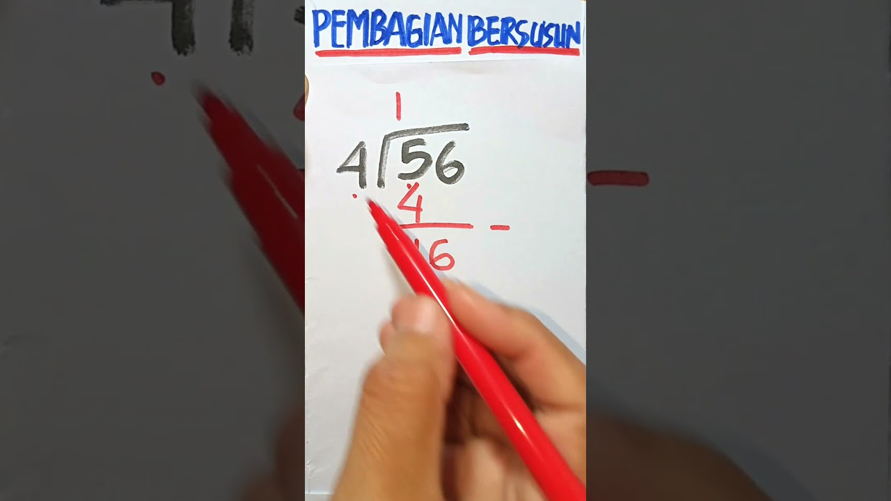 Cara Pembagian Bersusun Porogapit | Trik Cepat Menghitung Pembagian Matematika Anak SD #shorts
