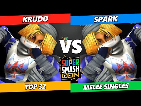 SSC 2022  - Krudo (Sheik) Vs. Spark (Sheik) Smash Melee Tournament