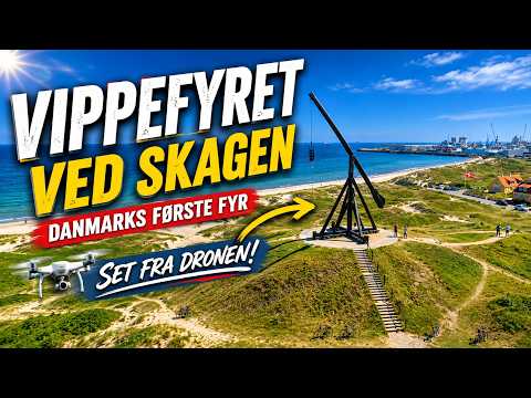 Vippefyret i Skagen - Set fra Dronen 🚁 | Danmarks Første Fyr 🇩🇰 4K UHD