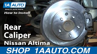 How To Replace Rear Caliper 2002-06 Nissan Altima