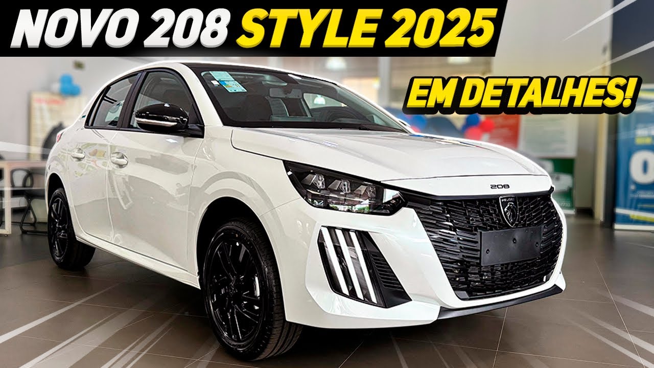 NOVO PEUGEOT 208 2025 STYLE 1.0 MT - O MELHOR HATCH ATÉ R$ 90 MIL?