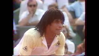 Ivan Lendl vs Yannick Noah 1/4 Roland Garros 1983 premier set
