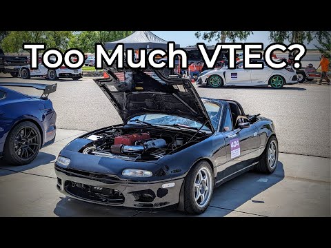Honda K24 Powered Miata Track Review - Is VTEC Too Much For This Chassis?