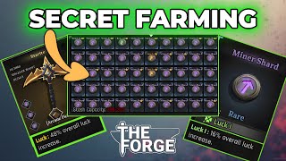 The Forge: BEST Miner Shard Farming Spot (16% Luck! Miner Rune)  | ROBLOX