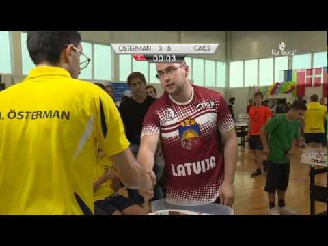 European Table Hockey Championship 2016: Hans Osterman (SWE) - Edgars Caics (LAT)