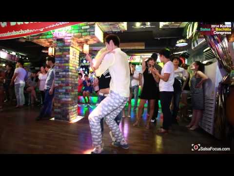 백호&Yunona Bachata Free Dance@ 2014 Korea salsa & Bachata congress WELCOME PARTY