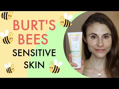 BURT'S BEES SENSITIVE SKIN CARE REVIEW| DR DRAY