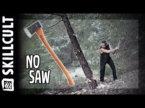 AXE ONLY Tree Processing,  Saw Free Firewood