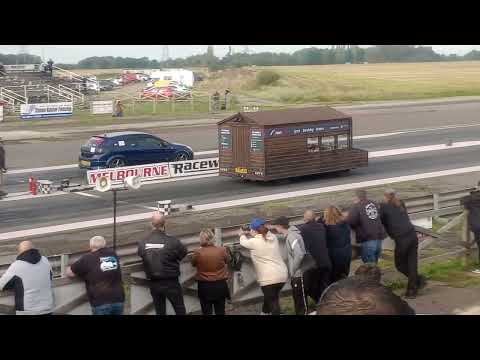Worlds fastest shed run, Melbourne raceway