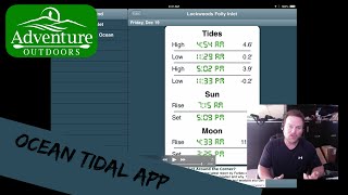 How To Determine Your Local Tides ~ Ocean Tidal App ~ Good For Fishing
