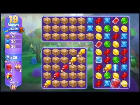 Willy Wonkas Sweet Adventure Level 72 - NO BOOSTERS 🍫 | SKILLGAMING ✔️