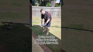 Pulling a fishing rod apart #fishingrod