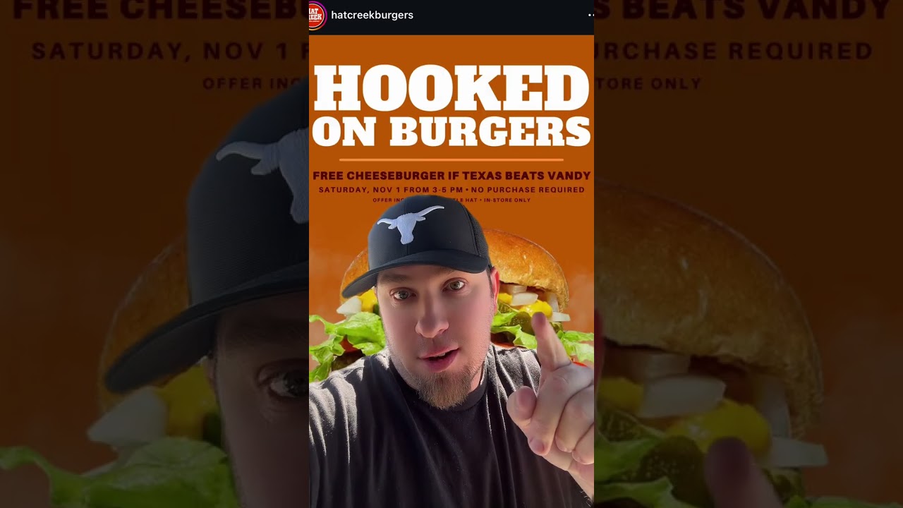 🔥 Game day just got a whole lot tastier, y’all! 🔥 If the Texas Longhorns beat Vanderbilt, Hat