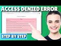 My SQL PhpMyAdmin Access Denied Error Solve Access Denied In MySQL