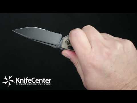 Real Steel Knives Sacra TAC Slide Lock Folding Knife