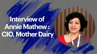 Interview of Annie Mathew : CEO, Mother Dairy image