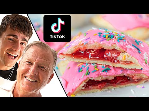 SPISER TIK TOK MAD med PAPFAR MIKAEL