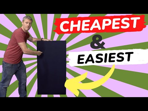 Cheapest, Easiest, & Best DIY Acoustic Panels