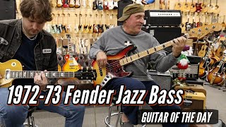 Video thumbnail for 1972-73 Fender Jazz Bass Sunburst | Guitar of the Day - Roberto Vally by Normans Rare Guitars