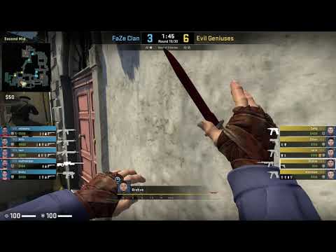 CS:GO POV Demo Evil Geniuses Brehze (26/18) vs FaZe (de_inferno)