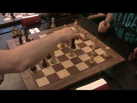 GM Chigaev Maksim - Zuckovs Aleksejs, Queen's opening, Rapid chess