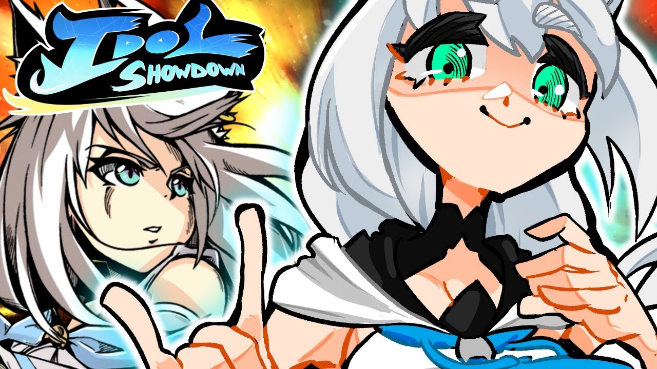 【Idol Showdown】ホロファンメイドの格ゲー!?え!?ボイス付きってマ????【ホロライブ/白上フブキ】